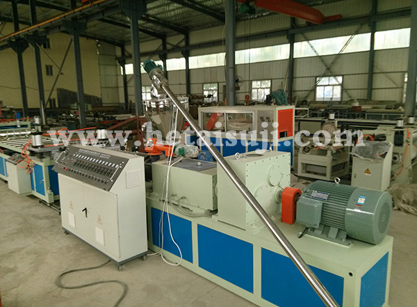 Trapezoidal tile equipment production line