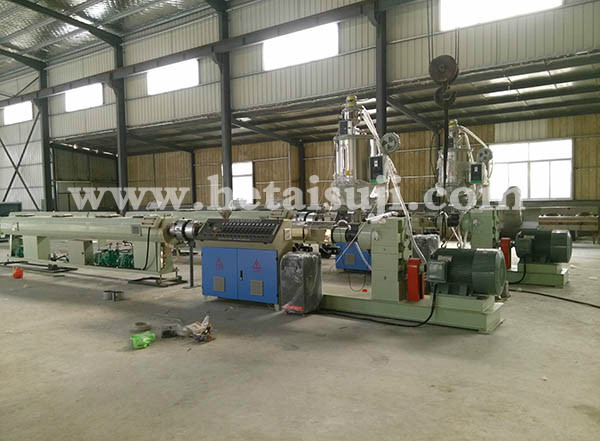 PE pipe equipment production line