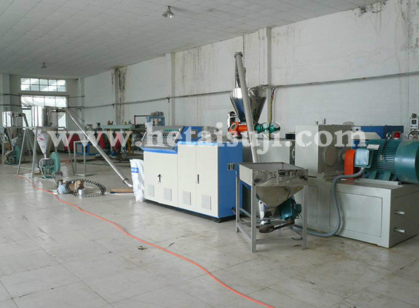 PVC wood plastic granulation unit