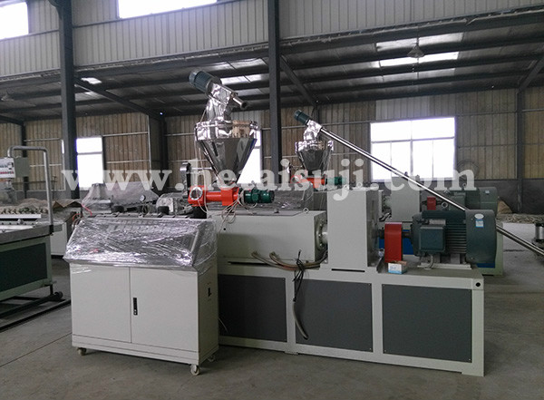 Twin screw machine