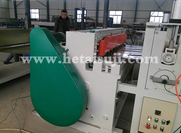 Anti skid pad cutting machine